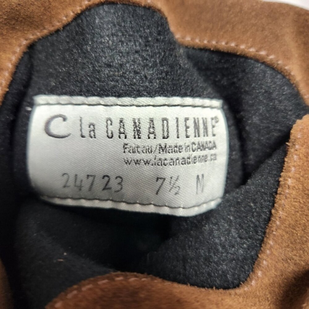 La Canadienne knee-high Brown Suede women's Boots - Picture 10 of 10